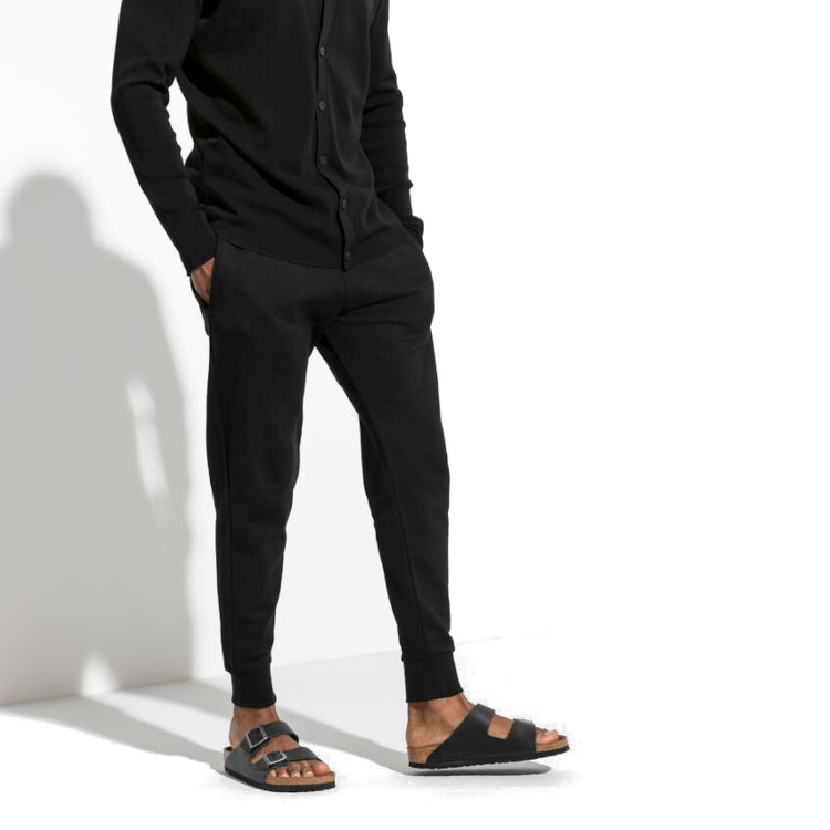 Birkenstock Arizona SFB Oiled Leath Sandal | Black | Reg Width - Men's (0752481) - Image 5